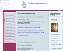 Tablet Screenshot of paul-gerhardt-gesellschaft.de